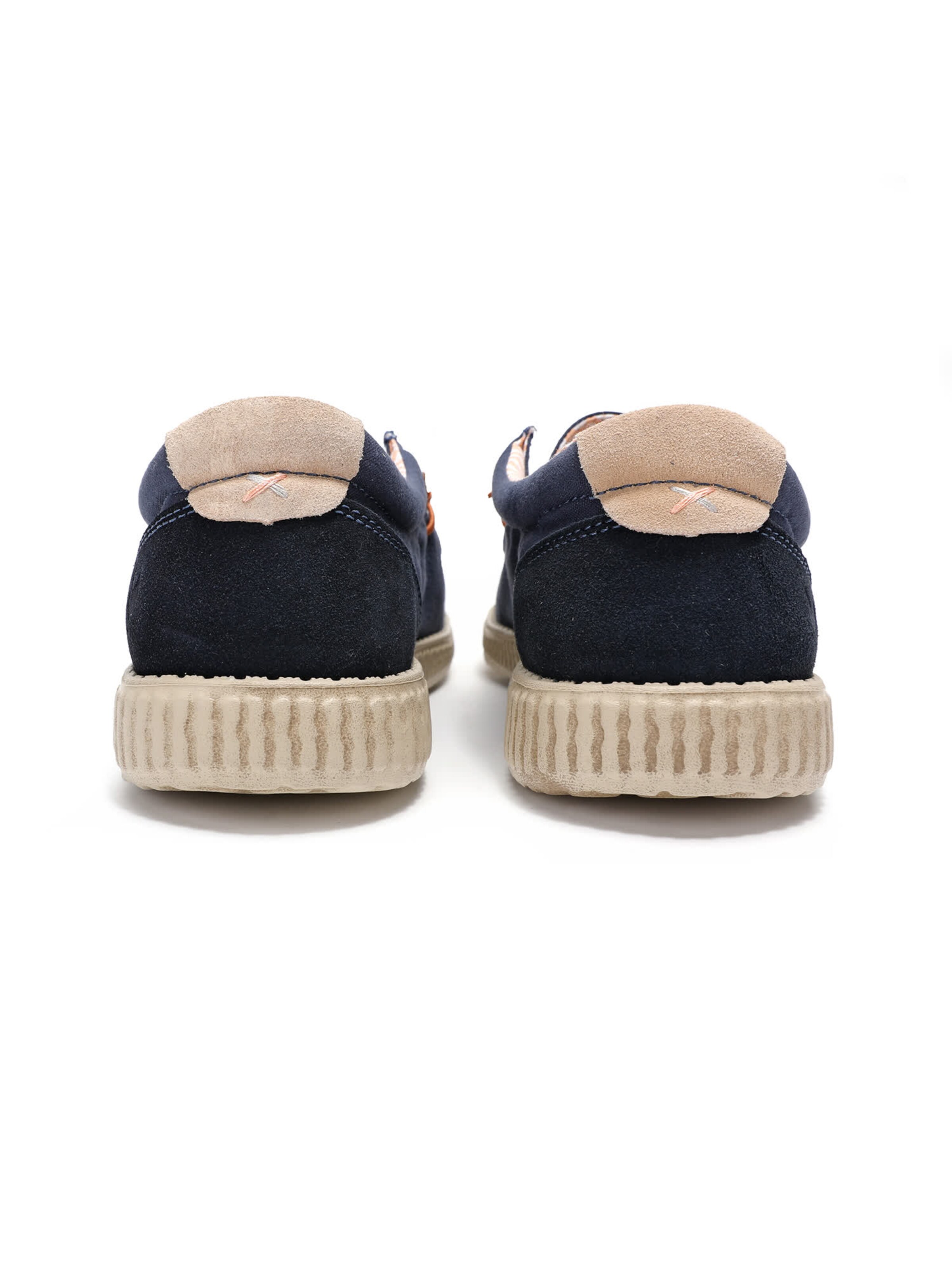 Walk In Pitas Moccasin 'Ledro' in Blue: back