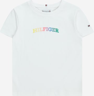 T-Shirt TOMMY HILFIGER en blanc : devant