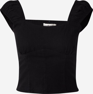Abercrombie & Fitch Bluzka w kolorze czarny: przód