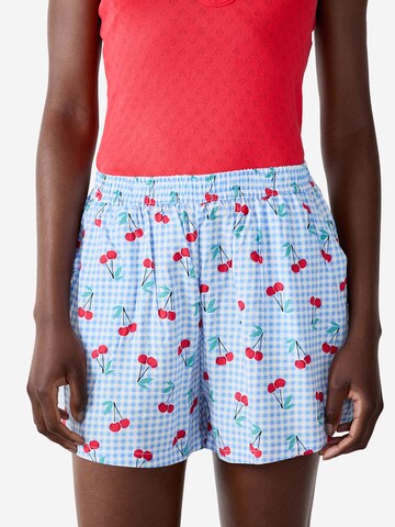 ETAM Pyjamashorts in Blau: Vorderseite