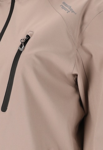 Weather Report Funktionsjacke 'CAMELIA' in Braun