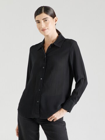 & Other Stories Bluse in Schwarz: Vorderseite