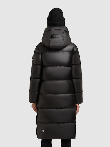 khujo Wintermantel 'Coulin Shiny' in Zwart