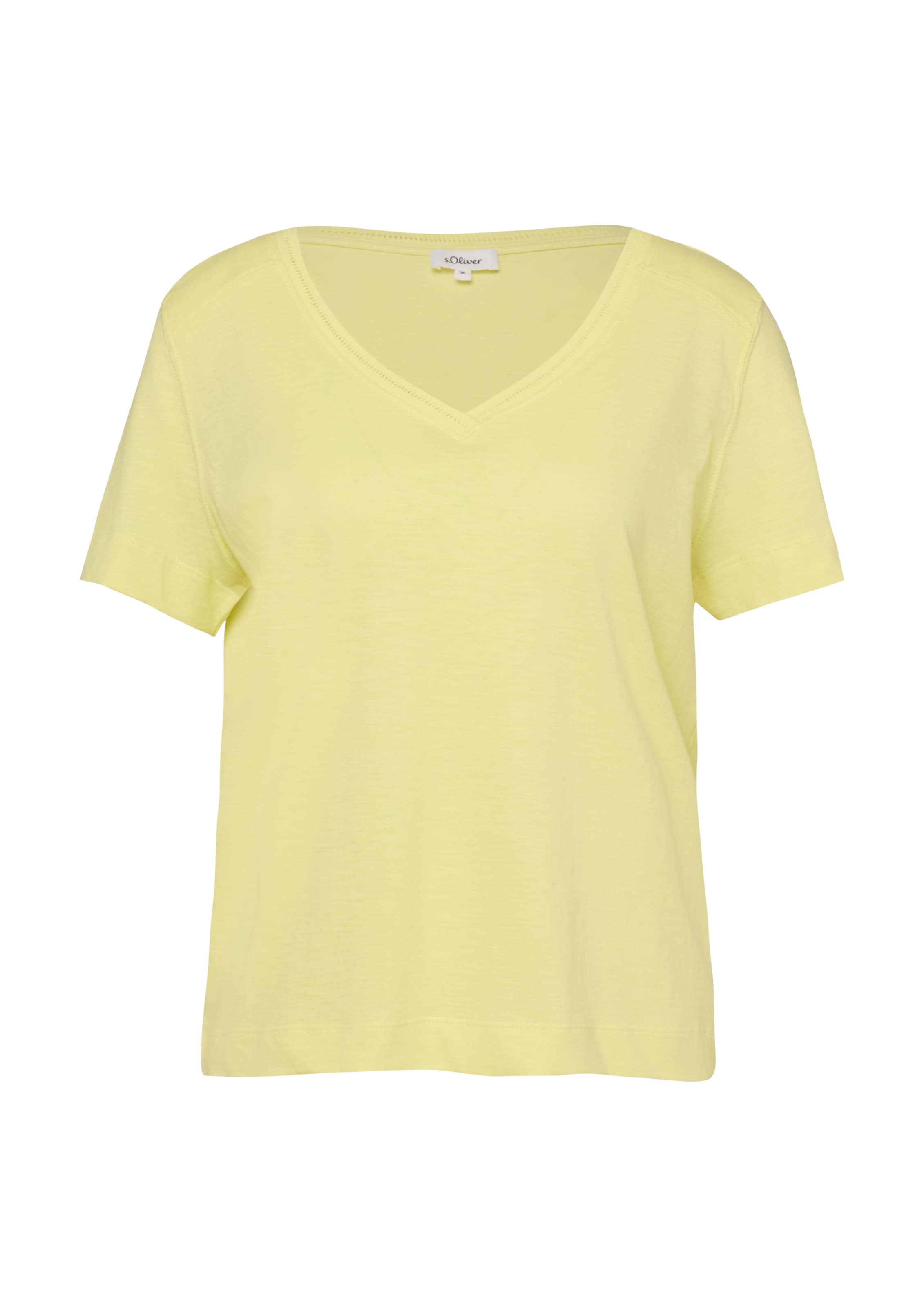 s.Oliver Shirt in Yellow: front