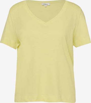s.Oliver Shirt in Yellow: front