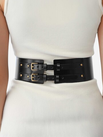 Haute Cuir Riem in Zwart
