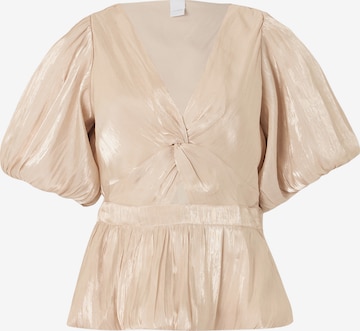 YAS Блузка 'YASTURINO' в Бежевый: спереди