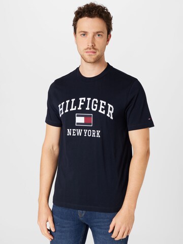 TOMMY HILFIGER T-Shirt in Blau: predná strana