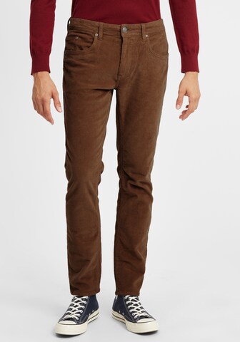 BLEND Regular Pants 'Manito' in Brown: front