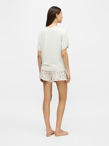 Hunkemöller - Pijama de pantalón corto 'Daisy' en verde
