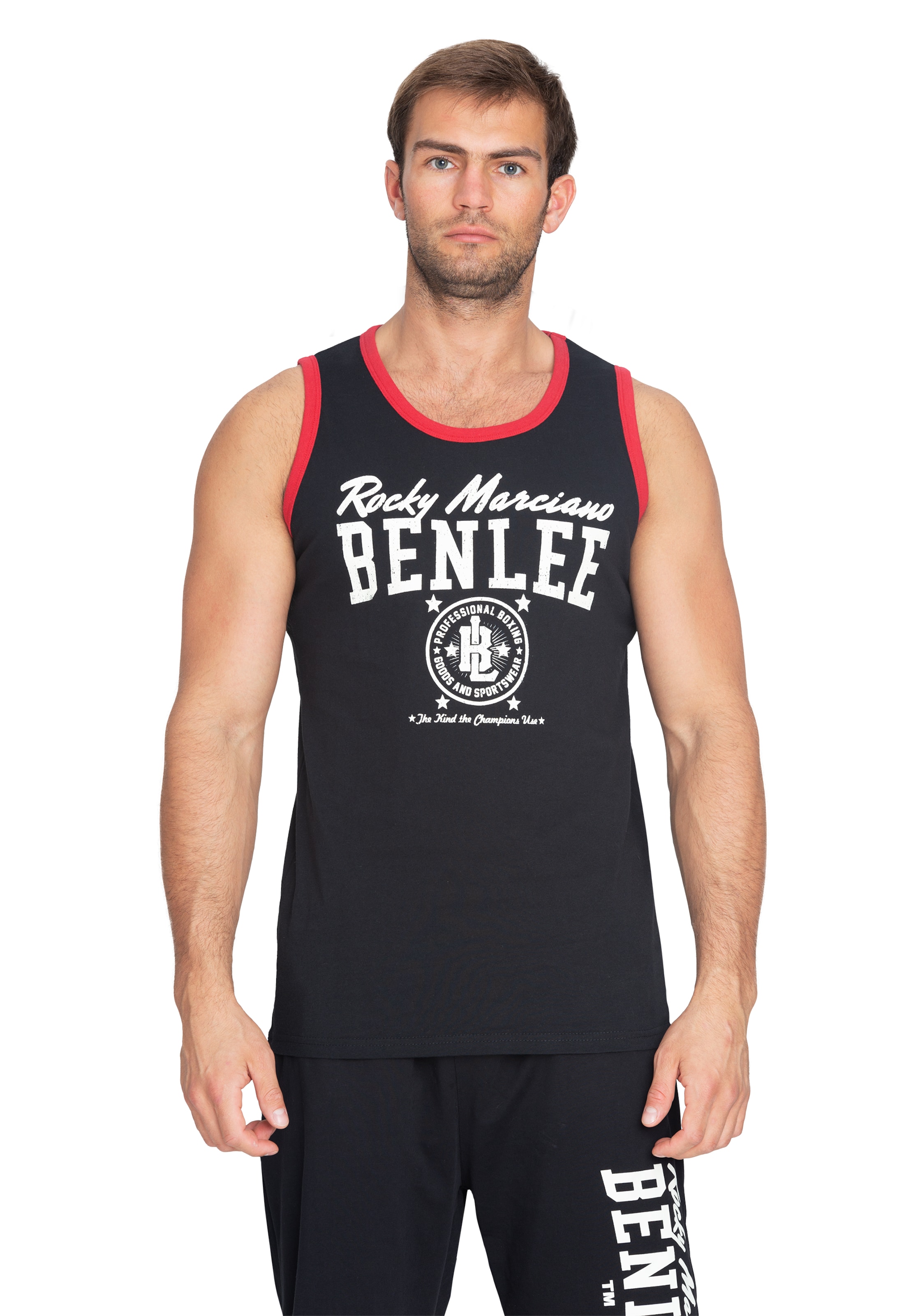 Benlee Koszulka funkcyjna 'Pittsfield' w kolorze czarny: przód