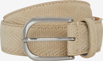 Boggi Milano Belt in Beige: front