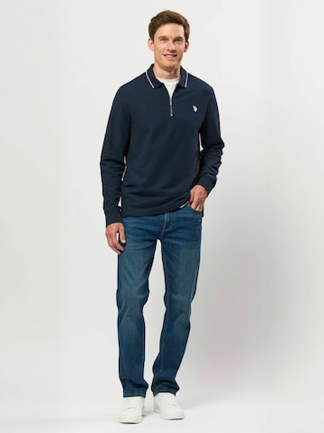 Regular fit Cămașă ' UMDenver ' de la U.S. POLO ASSN. pe albastru