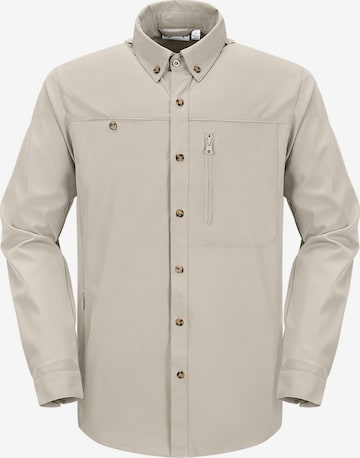 33,000ft Regular fit Athletic Button Up Shirt '33,000ft Men's Long Sleeve Shirts' in Beige: front