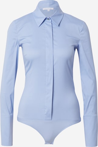 PATRIZIA PEPE - Body de blusa en azul: frente