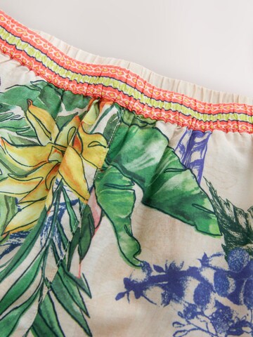 Next - Pierna ancha Pantalón en beige