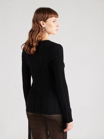 Monki Knit cardigan in Black