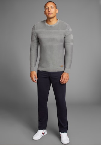 Bruno Banani LM Pullover in Grau