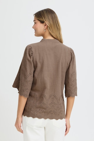 Fransa - Blusa en marrón
