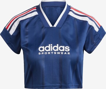 T-shirt fonctionnel 'Tiro' ADIDAS SPORTSWEAR en bleu : devant