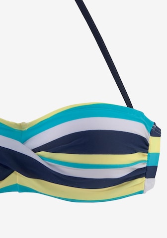 VENICE BEACH Bandeau Bikini in Blau