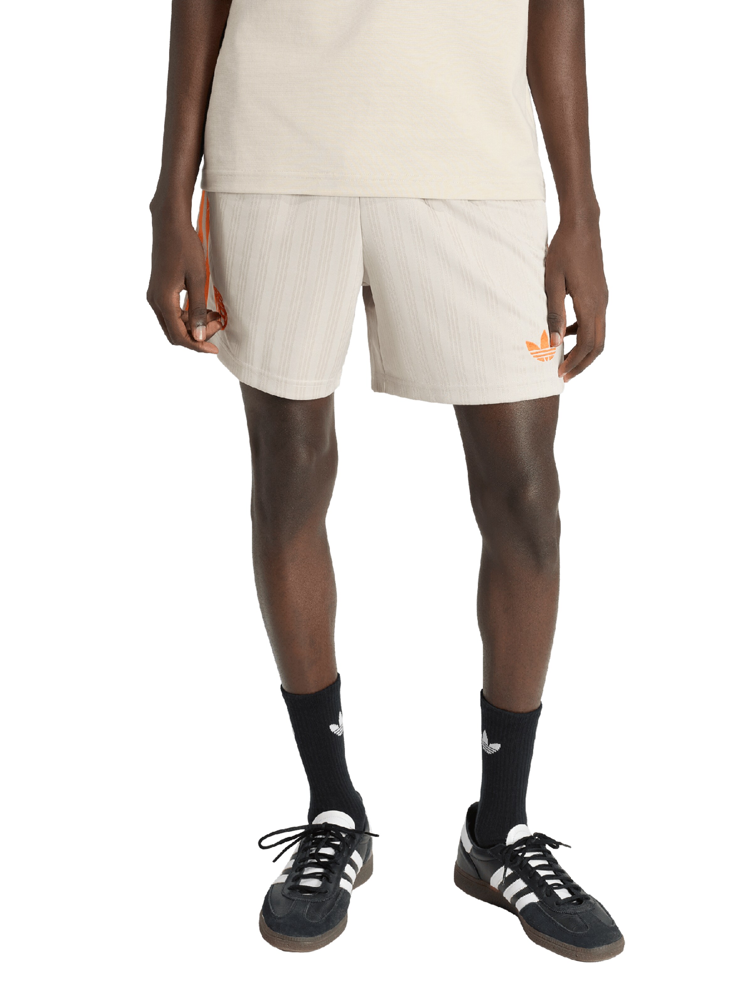 ruda ADIDAS PERFORMANCE Standartinis Sportinės kelnės 'FCB OG': priekis