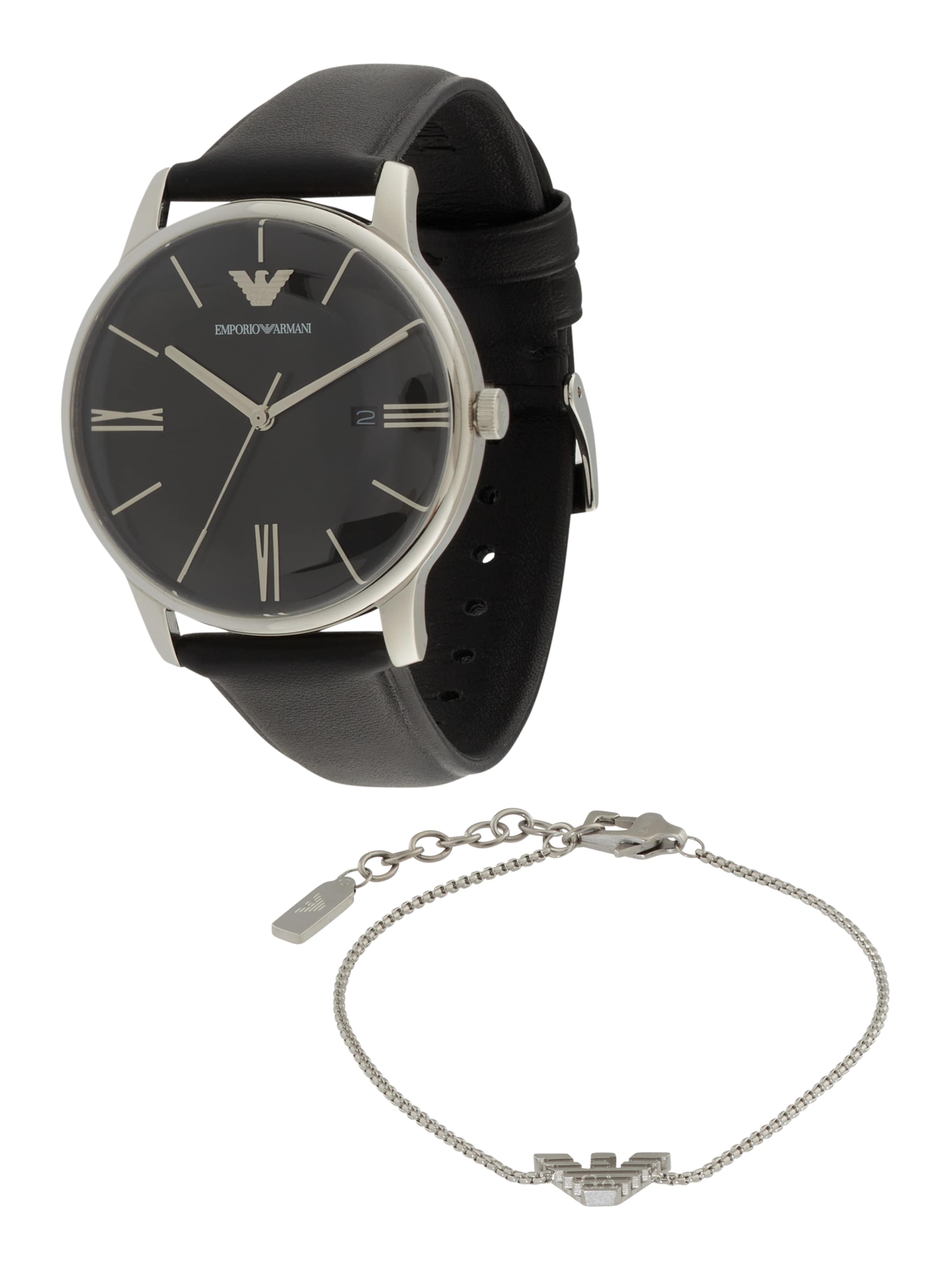 Emporio Armani Analoogkell, värv must: eest vaates