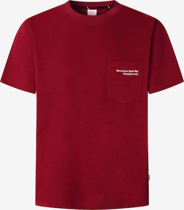 T-Shirt 'SOMER' Pepe Jeans en rouge : devant