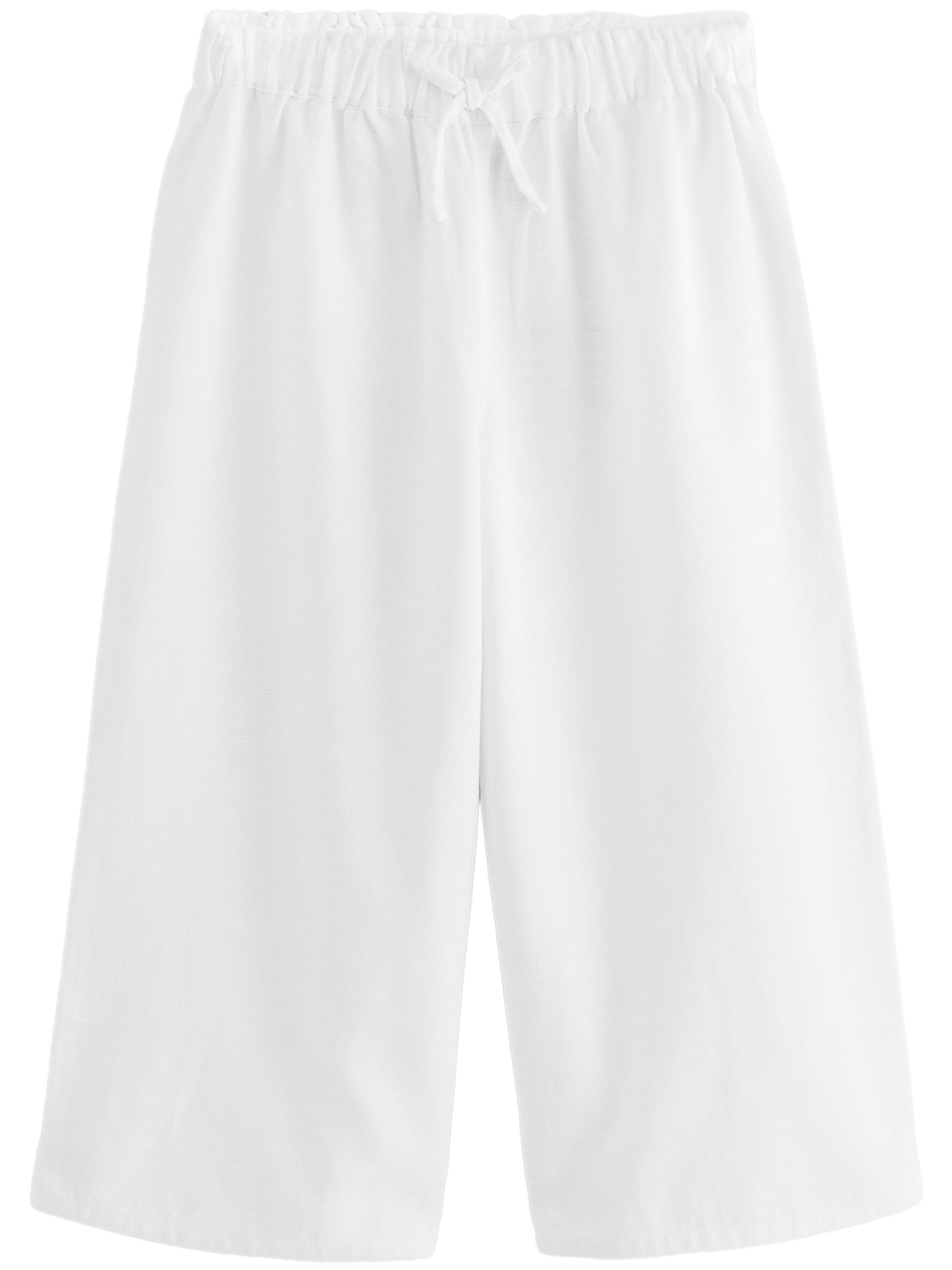 Wide leg Pantaloni di Next in bianco: frontale