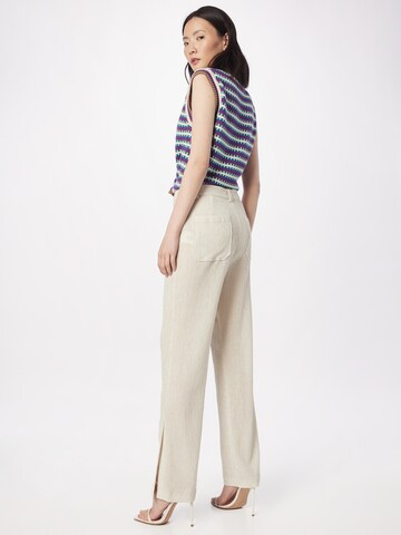 Soulland Boot cut Trousers 'Kody' in Beige