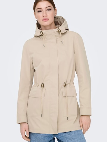 ONLY Tussenparka 'ONLLouise' in Beige: voorkant
