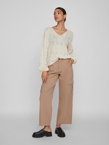 VILA Bluse 'Lea' in Beige
