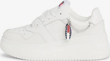 Tommy Jeans Sneaker low 'RETRO BASKET' i beige: forside