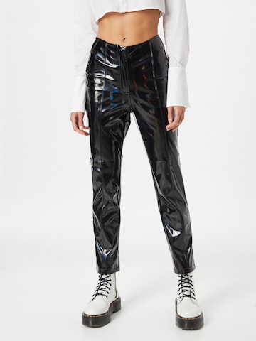 River Island Slim fit Trousers in Black: front