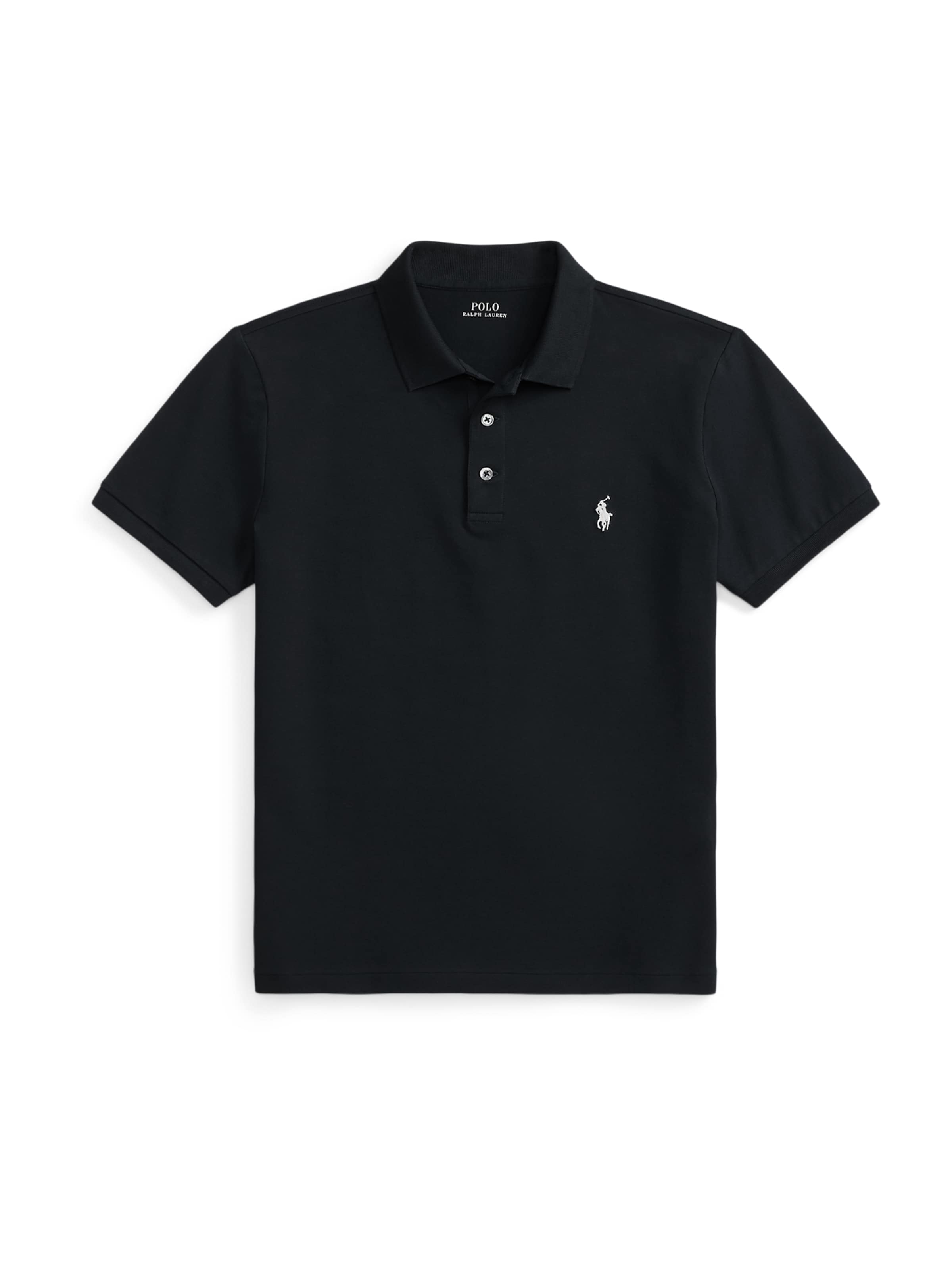 Tricou de la Polo Ralph Lauren pe negru: față