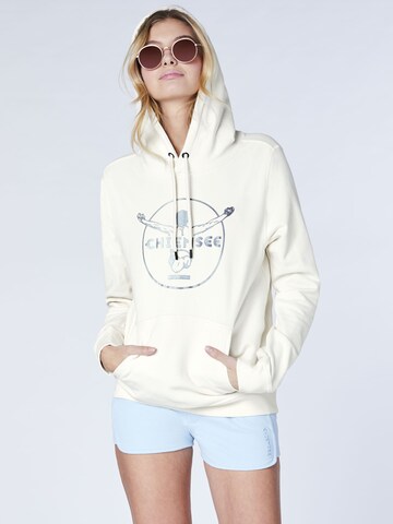 CHIEMSEE Sweatshirt in Weiß: predná strana