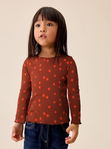 T-Shirt Next en marron : devant