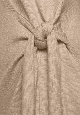 LASCANA Gebreide jurk in Bruin
