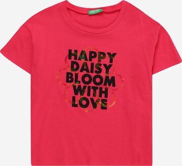 UNITED COLORS OF BENETTON T-shirt i rosa: framsida