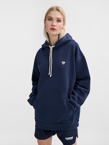 Hummel Sweatshirt in Blue: front