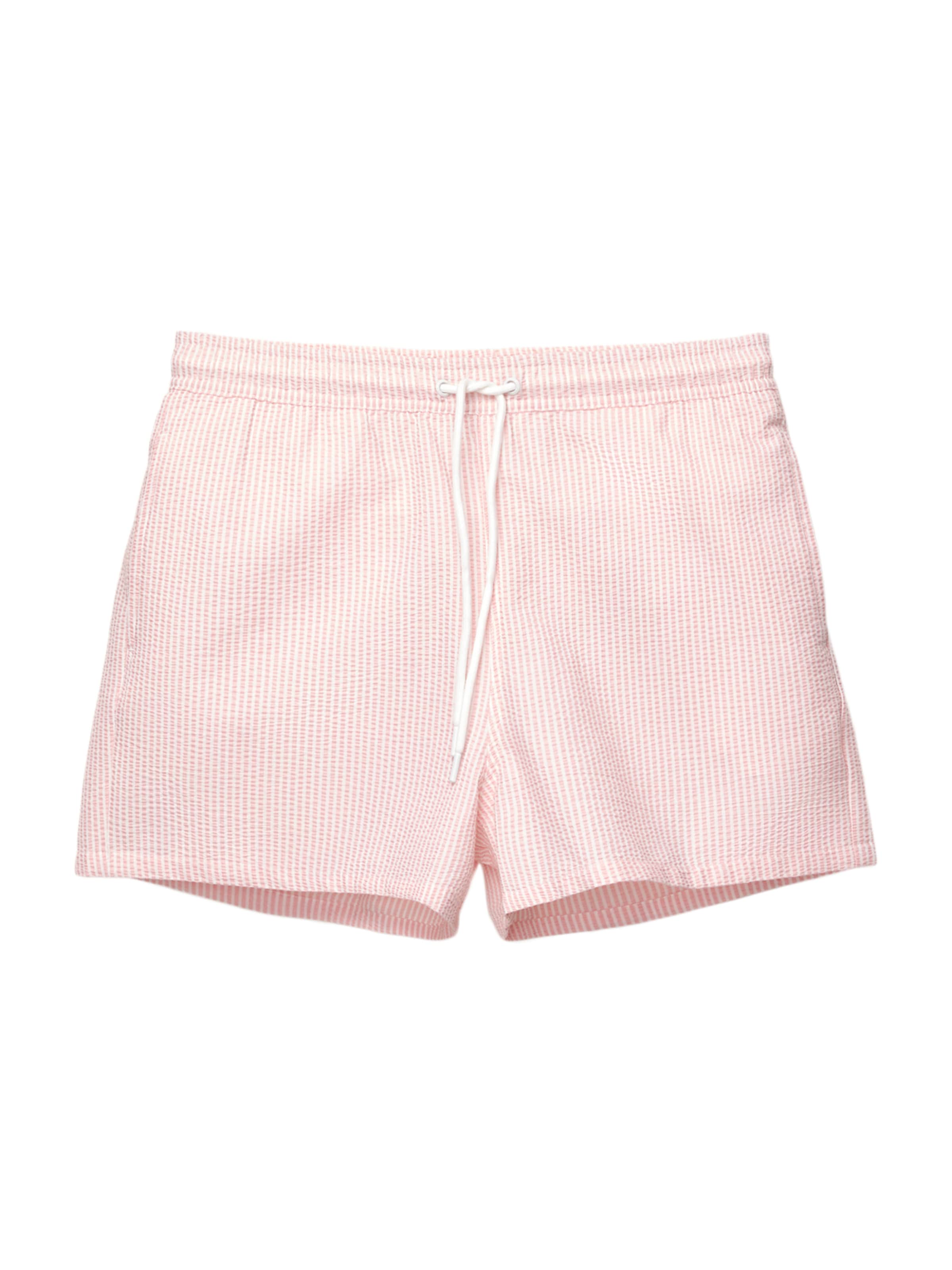 Pantaloncini da bagno di Pull&Bear in rosa: frontale