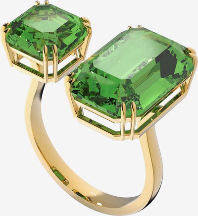 Swarovski Ring in gold / grün, Produktansicht
