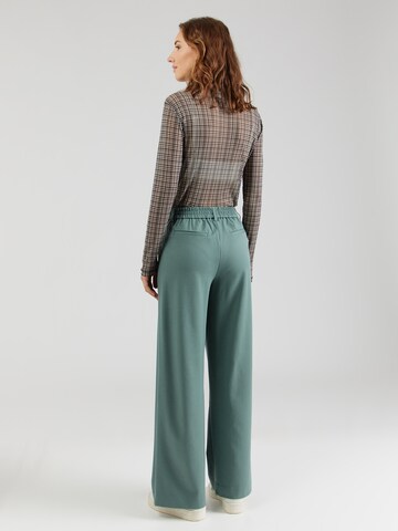 OBJECT Wide leg Trousers 'OBJLISA' in Green