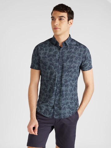 GARCIA Regular fit Button Up Shirt in Blue: front