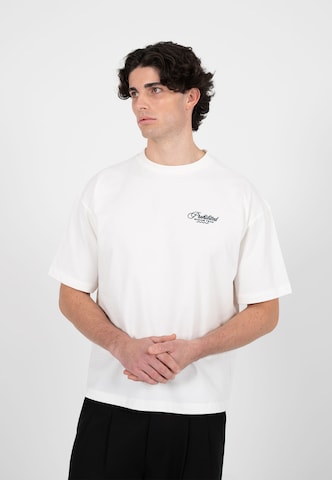 T-Shirt 'Oldtimer Race' Prohibited en beige