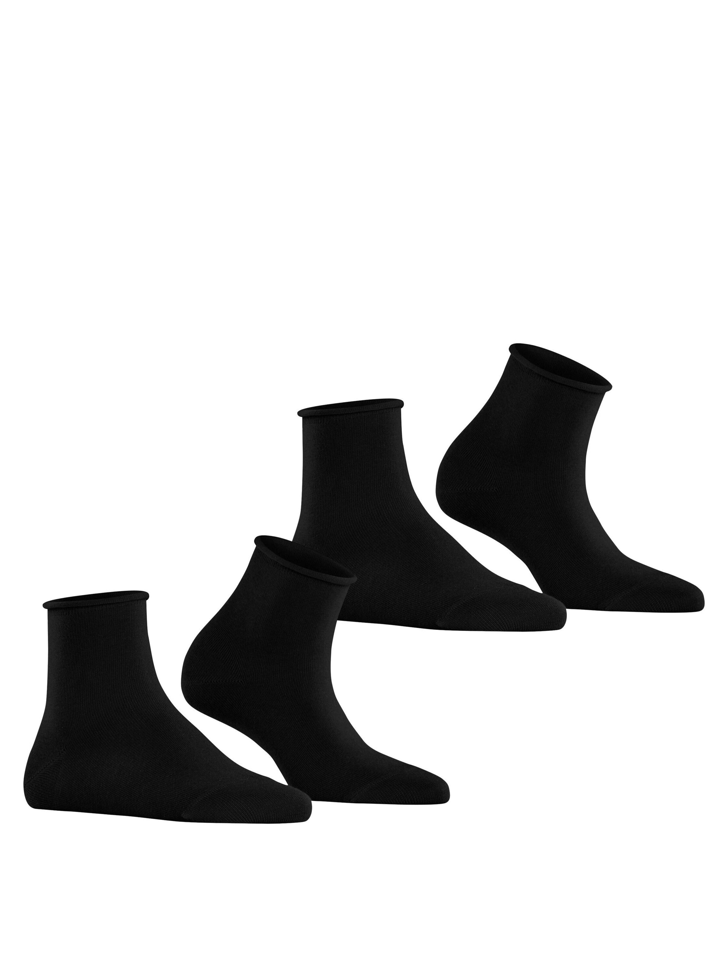 ESPRIT Socks 'Basic Pure 2-Pack' in Black