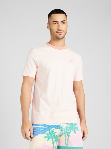 Maglietta di Sergio Tacchini in rosa: frontale