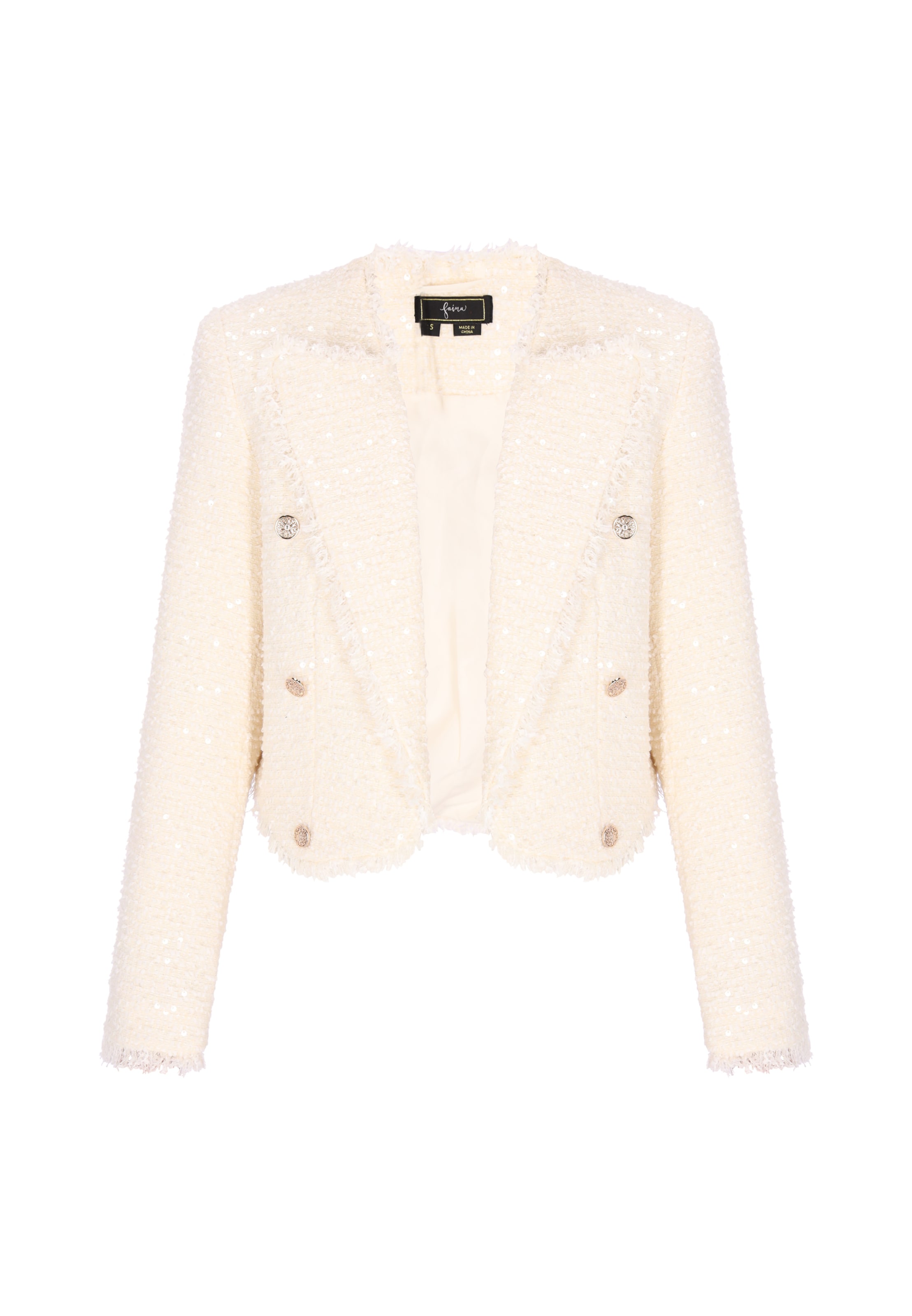 faina Blazers in Beige: voorkant
