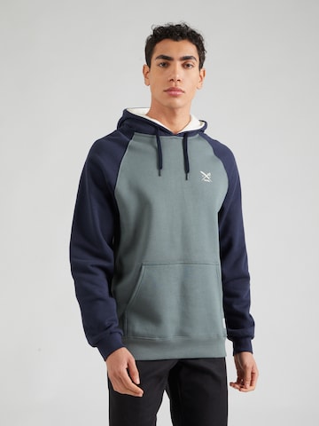 Iriedaily Sweatshirt 'De College' in Green: front