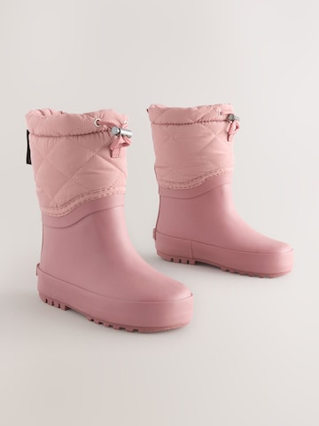 Next Gummistövel i rosa